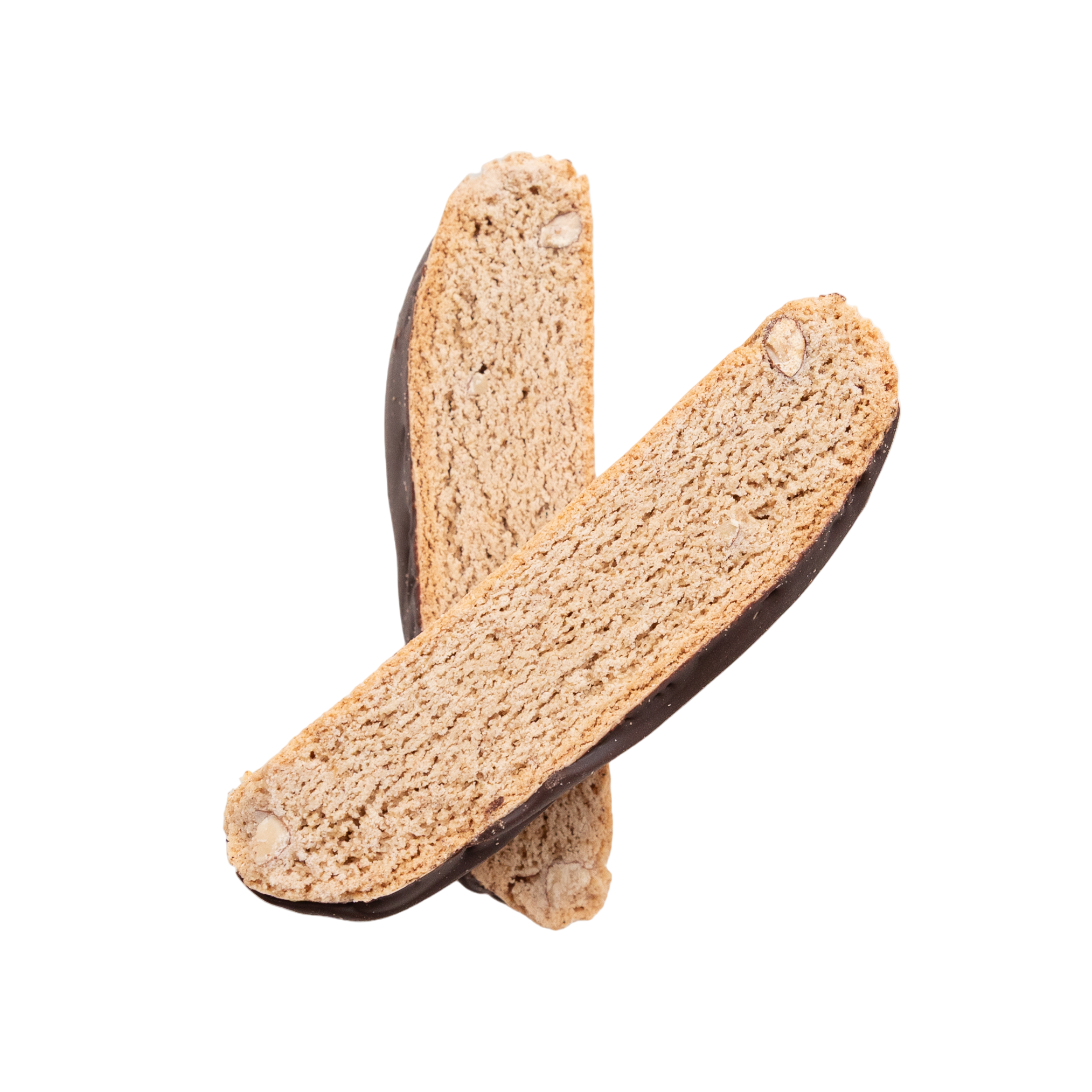 Cinnamon Almond Dipped with Dark Chocolate Biscotti