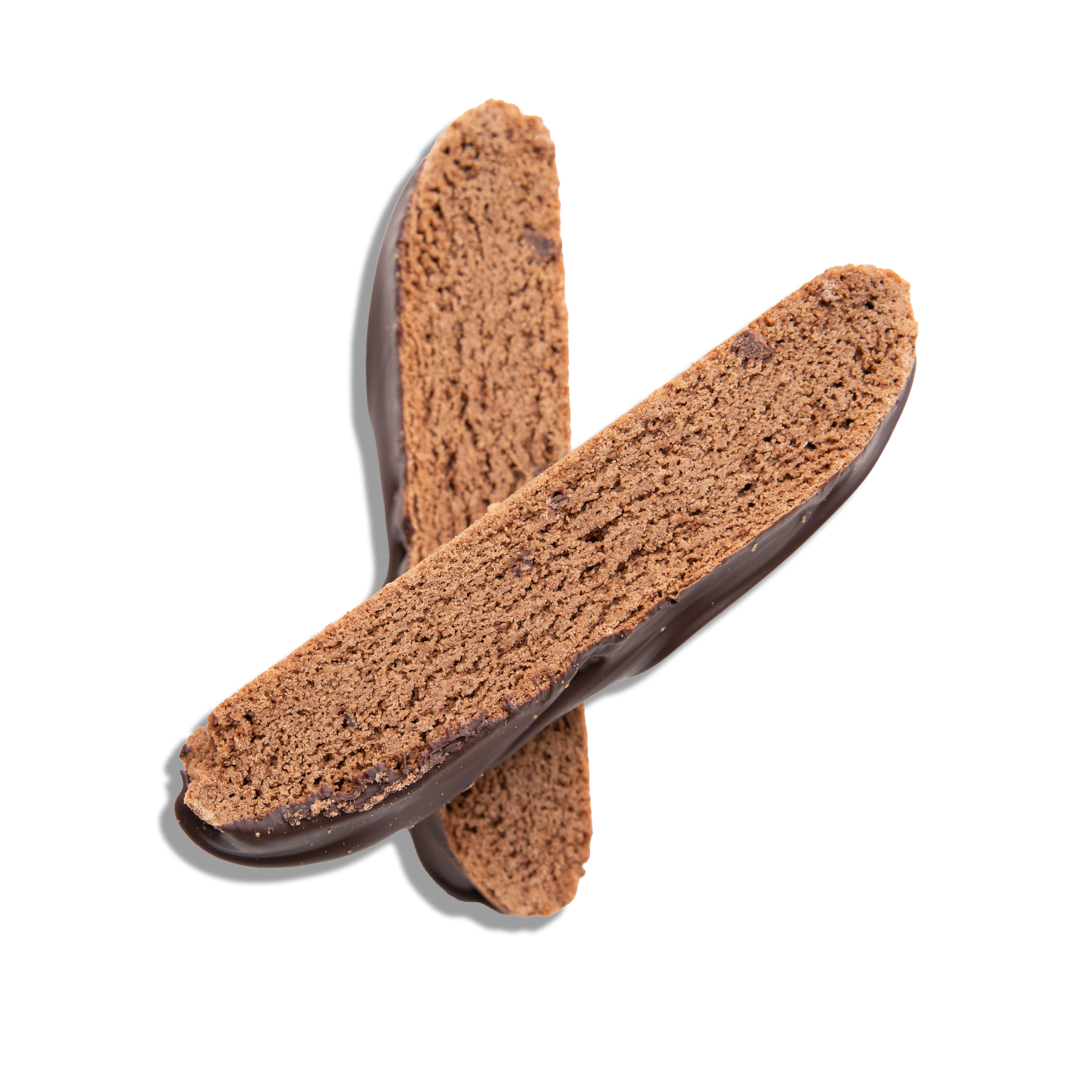 Chocolate Brownie Dipped Biscotti